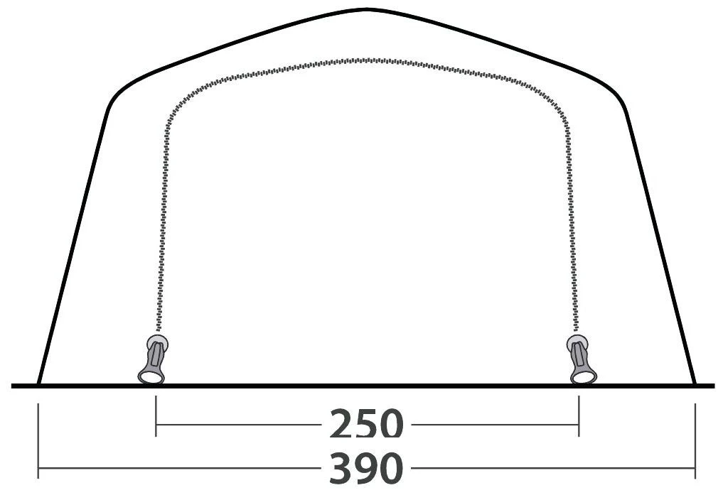 Outwell Wood Lake 6ATC Demo 2022 Navy Night 6 Outwell Wood Lake 6ATC Demo 2022 Navy Night – Bild 4