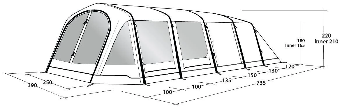 Outwell Wood Lake 6ATC Demo 2022 Navy Night 8 Outwell Wood Lake 6ATC Demo 2022 Navy Night – Bild 6