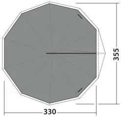 Robens Chinook Ursa S Fleece Carpet Sand & Green -Camping Zelt Verkaufsgeschäft robens chinook ursa s fleece carpet sand green 1