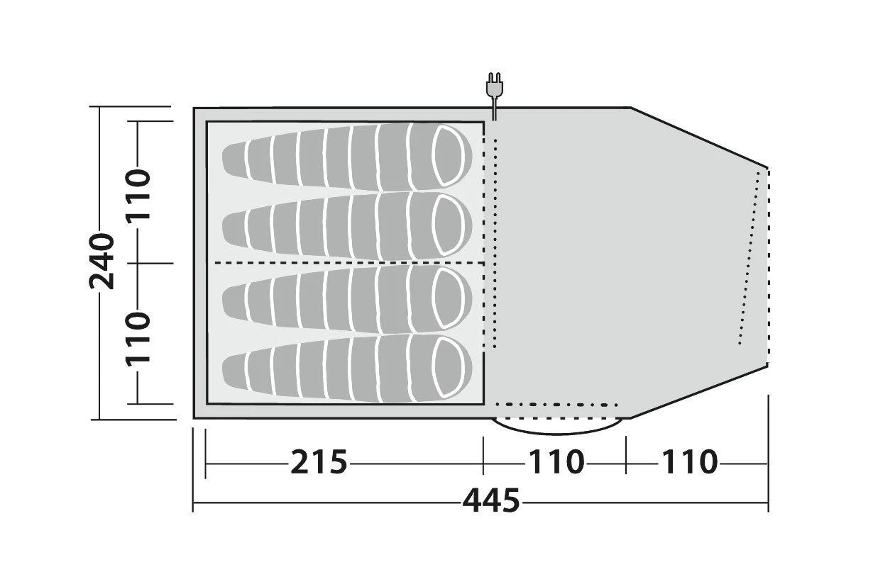 Robens Double Dreamer TC 4 Sand & Green 8 Robens Double Dreamer TC 4 Sand & Green – Bild 6