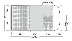 Robens Eagle Rock TC 6+2XP Sand & Green -Camping Zelt Verkaufsgeschäft robens eagle rock tc 6 2xp sand green 12