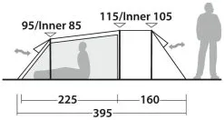 Robens Nordic Lynx 3 Dark Green -Camping Zelt Verkaufsgeschäft robens nordic lynx 3 dark green 3 2