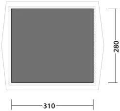Robens Prospector Castle Footprint Black -Camping Zelt Verkaufsgeschäft robens prospector castle footprint black 1