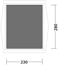 Robens Prospector Shanty Footprint Black -Camping Zelt Verkaufsgeschäft robens prospector shanty footprint black 1