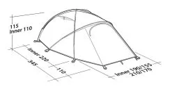 Robens Shikra Pro 3 Green -Camping Zelt Verkaufsgeschäft robens shikra pro 3 green 4