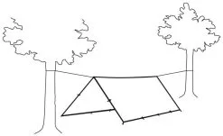 Robens Tarp 3 X 3 M Green -Camping Zelt Verkaufsgeschäft robens tarp 3 x 3 m green 5