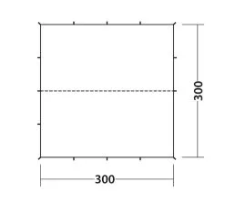 Robens Tarp 3 X 3 M Green -Camping Zelt Verkaufsgeschäft robens tarp 3 x 3 m green 7