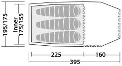 Robens Voyager Versa 3 Green -Camping Zelt Verkaufsgeschäft robens voyager versa 3 green 5