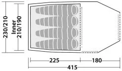 Robens Voyager Versa 4 Green -Camping Zelt Verkaufsgeschäft robens voyager versa 4 green 4
