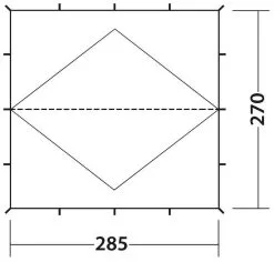 Robens Windscreen Tarp Sand & Green -Camping Zelt Verkaufsgeschäft robens windscreen tarp sand green 2