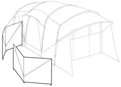 Robens Windscreen Tarp Sand & Green -Camping Zelt Verkaufsgeschäft robens windscreen tarp sand green 4