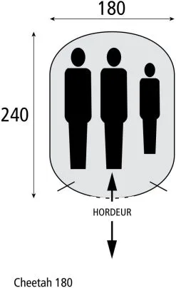 Safarica Cheetah 180 9 Safarica Cheetah 180 -Camping Zelt Verkaufsgeschäft safarica cheetah 180 1
