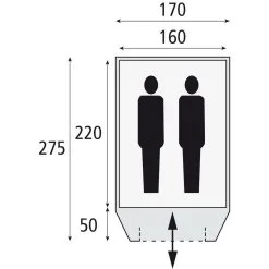 Safarica Dakar 170 TC Anthracite-Beige 7 Safarica Dakar 170 TC Anthracite-Beige -Camping Zelt Verkaufsgeschäft safarica dakar 170 tc anthracite beige 1