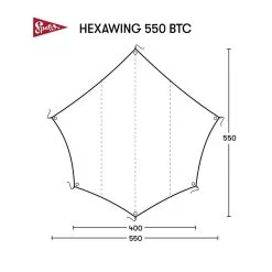 Spatz Hexawing 550 BTC Tarp -Camping Zelt Verkaufsgeschäft spatz hexawing 550 btc tarp sand 1