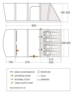 Vango Aether Air 450XL Moroccan Blue 7 Vango Aether Air 450XL Moroccan Blue -Camping Zelt Verkaufsgeschäft vango aether air 450xl moroccan blue 1 2