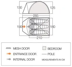 Vango Alpha 300 Moroccan Blue -Camping Zelt Verkaufsgeschäft vango alpha 300 moroccan blue 1